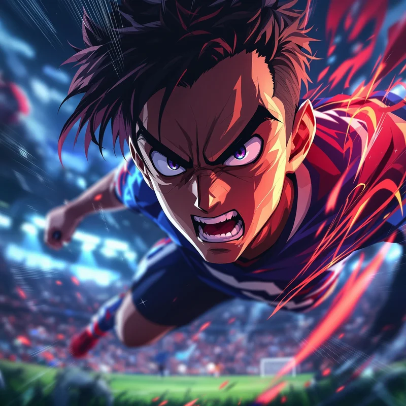 Blue Lock PFP avatar with intense striker identity