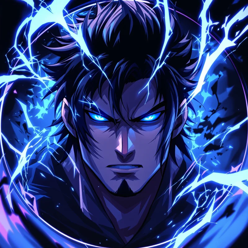 Blue Lock PFP with anime energy and identity focus