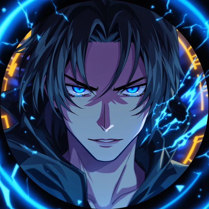 Blue Lock avatar portrait with strong anime identity
