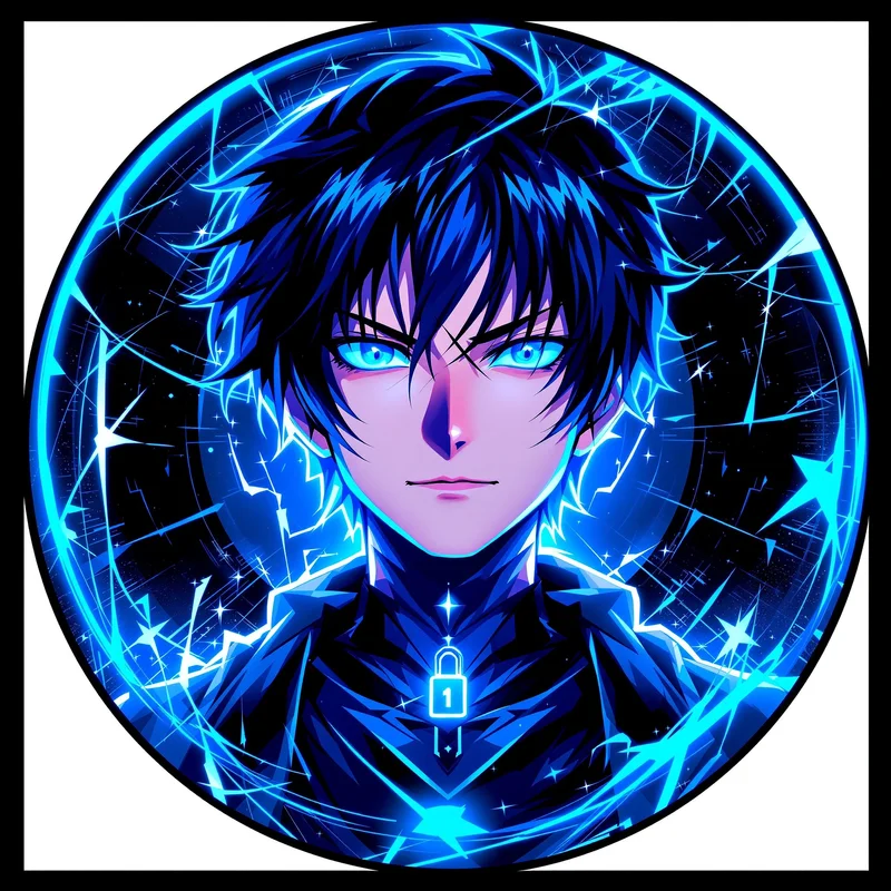 Blue Lock PFP avatar with intense striker identity