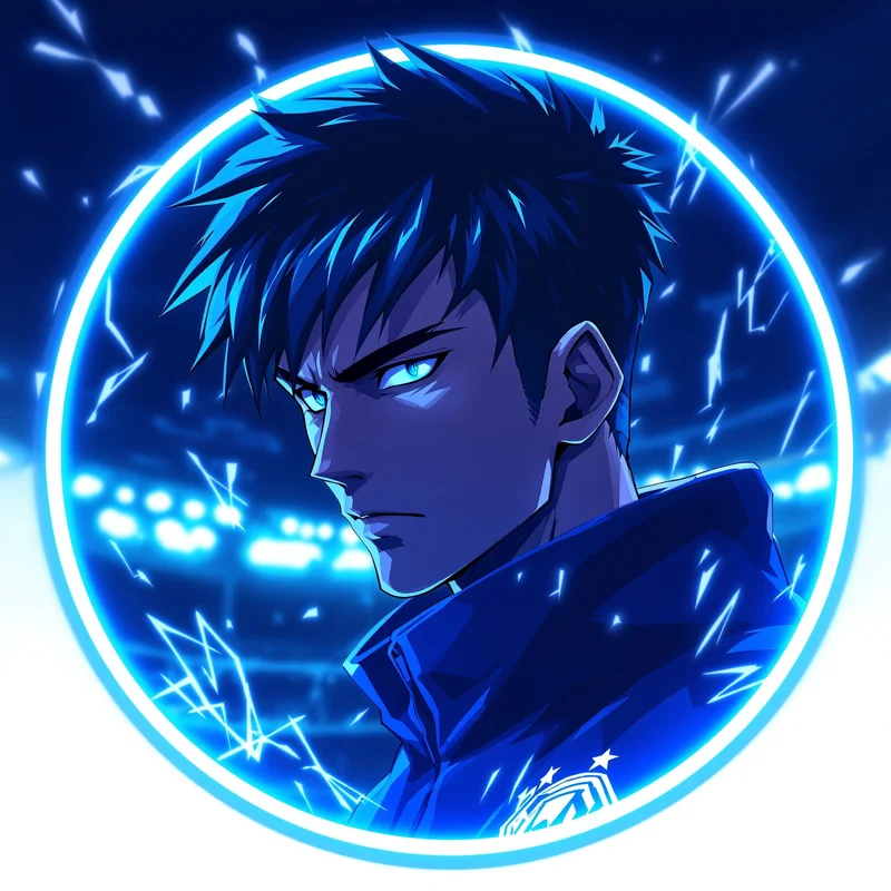 Blue Lock profile image optimized for recognition