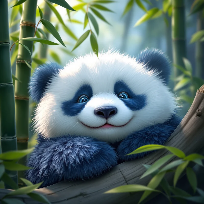 Blue Panda profile artwork.