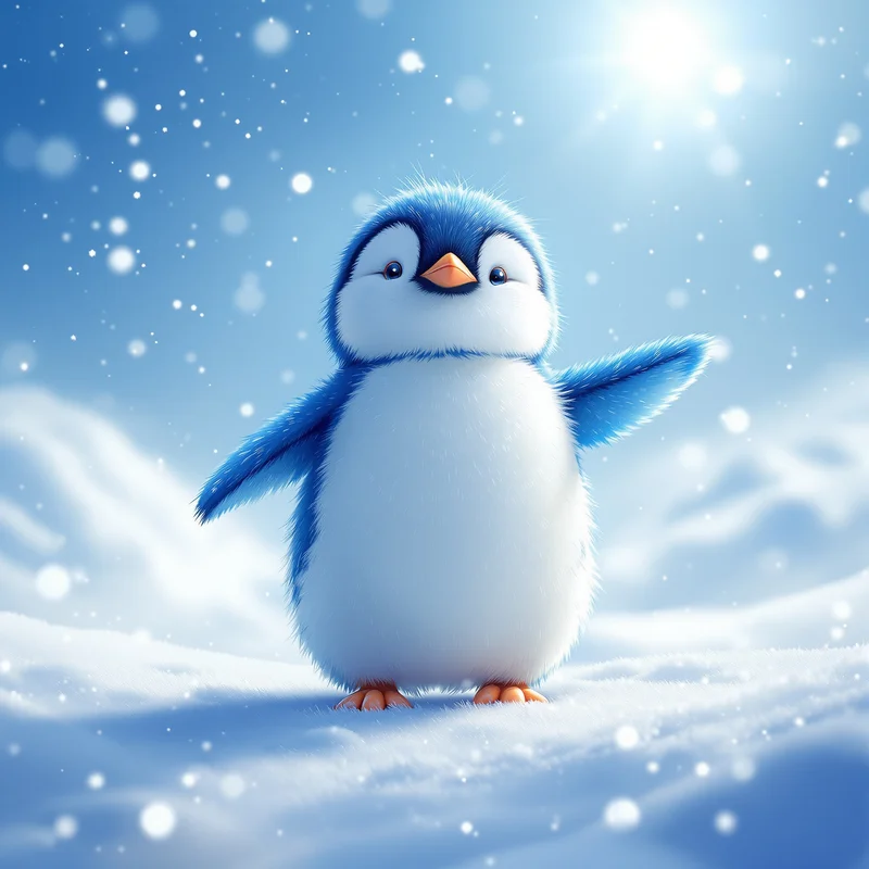 Blue Penguin display picture.