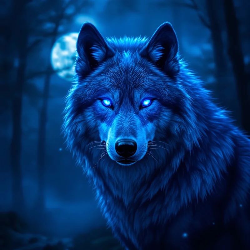 Blue Wolf gaming avatar.