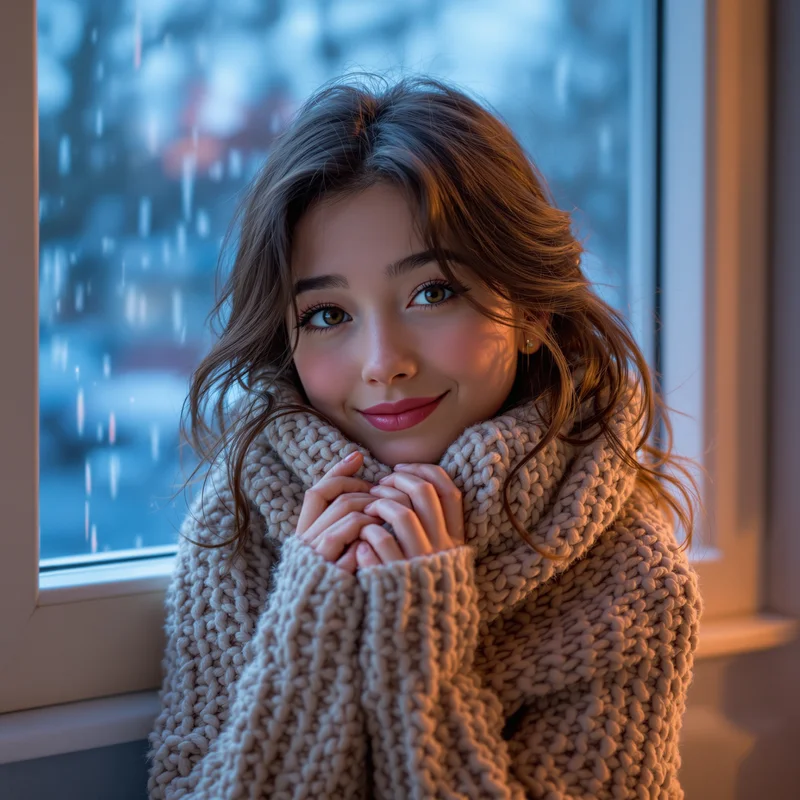 Cozy Blue gaming avatar.