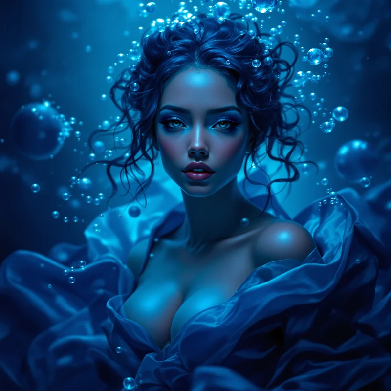 Deep Blue profile icon.