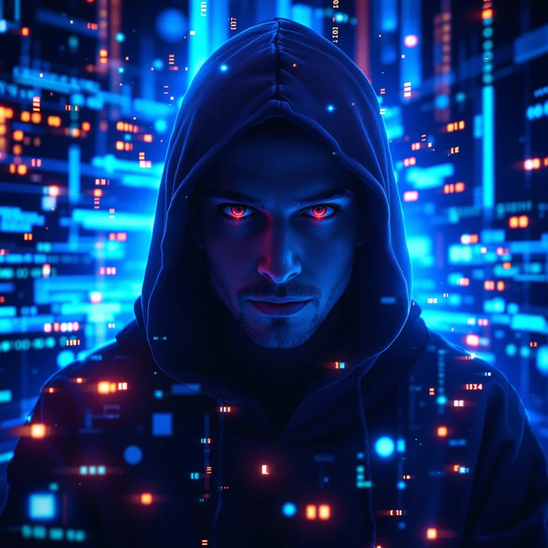 Hacker Blue profile icon.