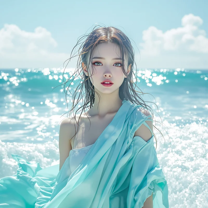 Ocean Blue social avatar.