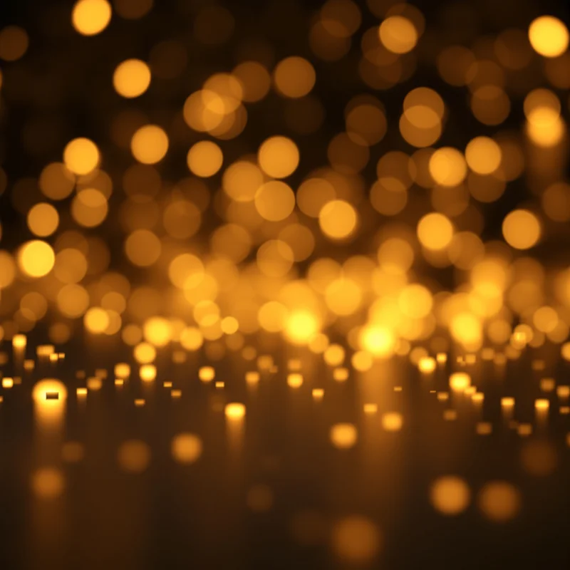 Calm golden bokeh background