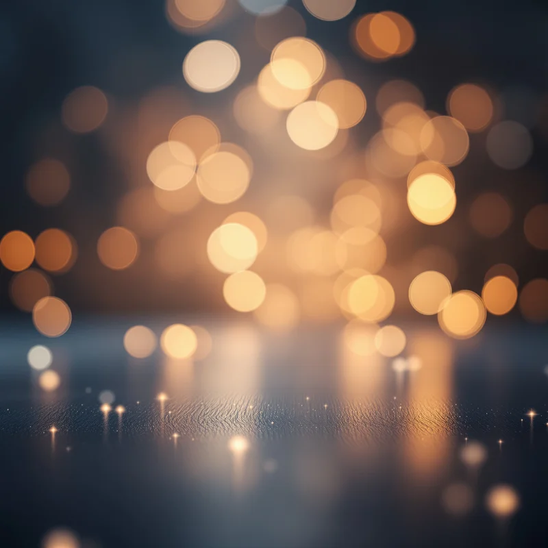 Deep cool bokeh background