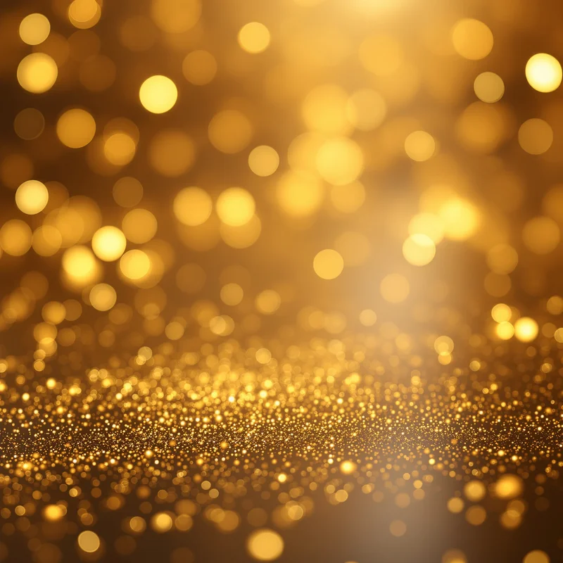Eternal golden bokeh background