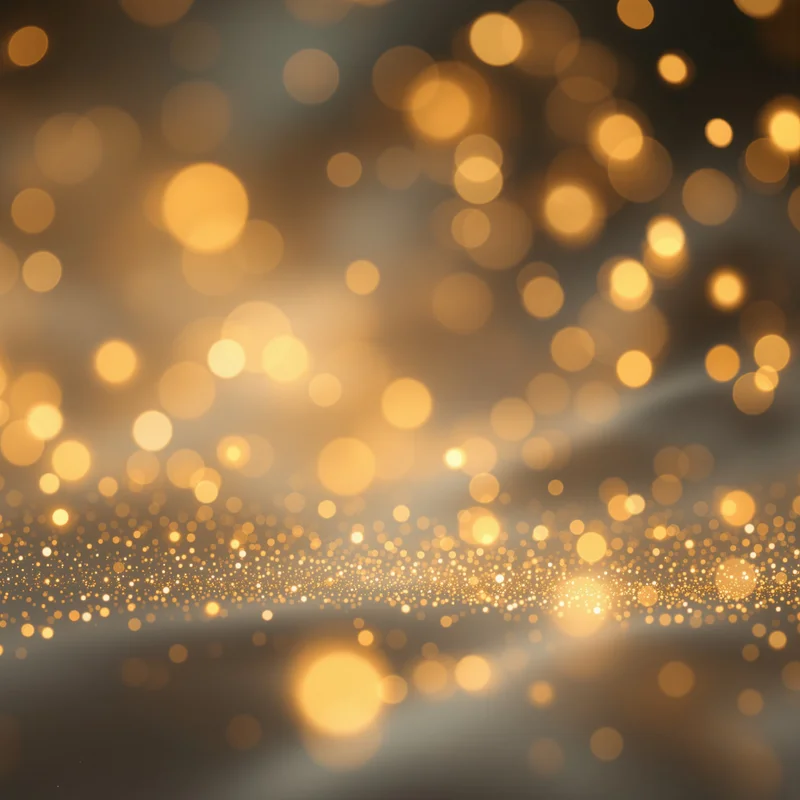 Mystic golden bokeh background