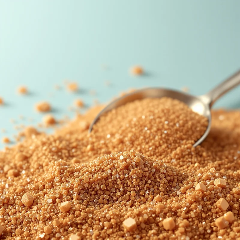 Brown Sugar Crystal Brown Background