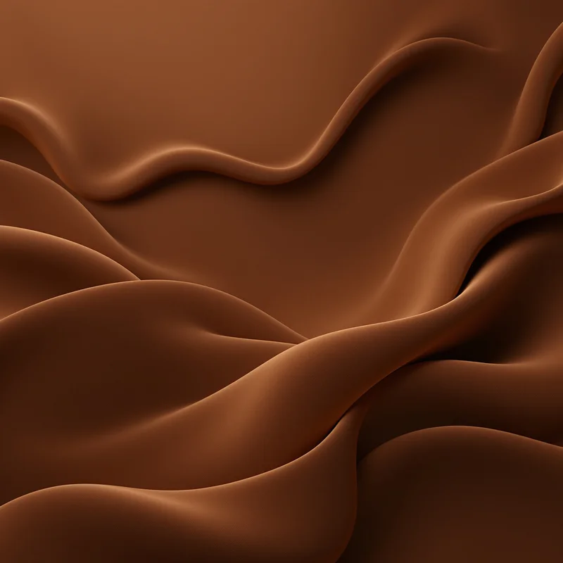 Chocolate Velvet Wave Brown Background
