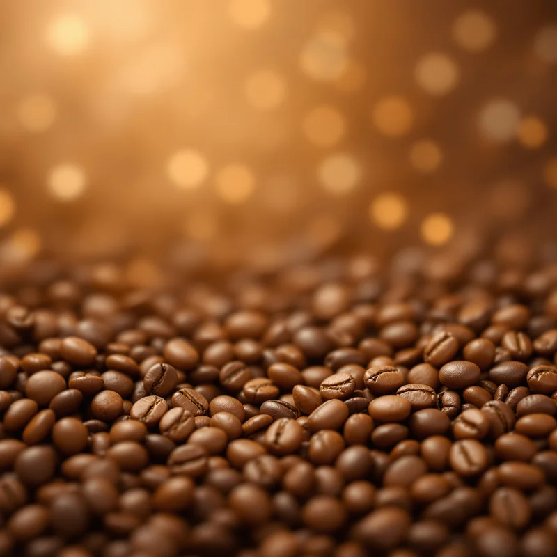 Coffee Bean Blur Brown Background