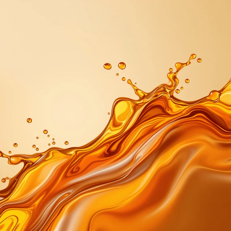 Maple Syrup Flow Brown Background