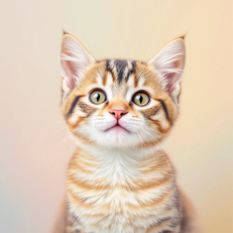 cute cat PFP portrait with gentle glow lighting for social avatar display