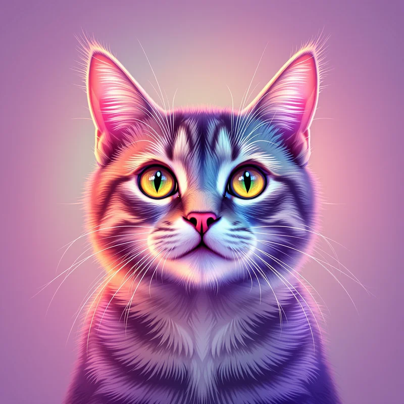 aesthetic cat PFP avatar with soft pastel background for messaging profile icons