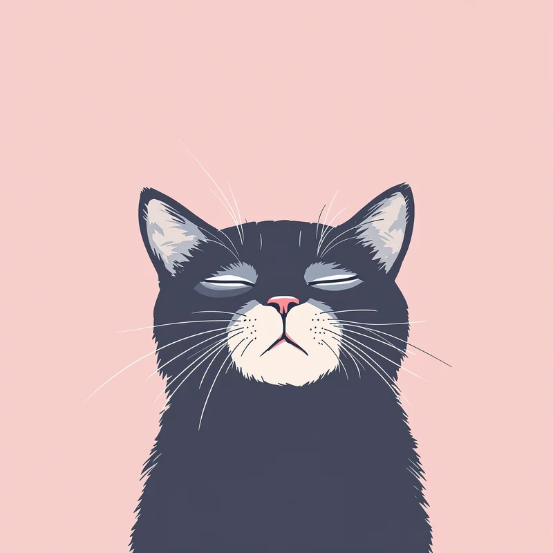 soft feline PFP image with bright cheerful colors for aesthetic profile icon