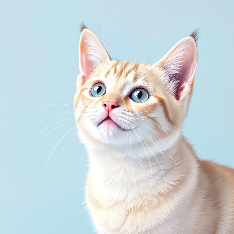 minimal cat PFP portrait with colorful aesthetic lighting for messaging profile icons