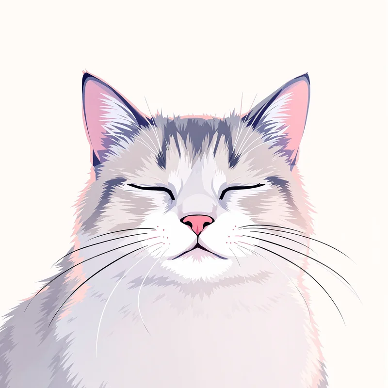 aesthetic cat PFP avatar with dreamy pastel tones for creative profile display