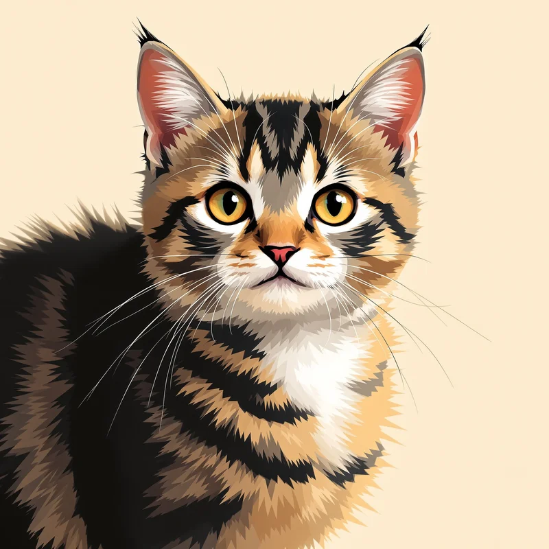 playful cat PFP avatar with gentle glow lighting for cute online identity