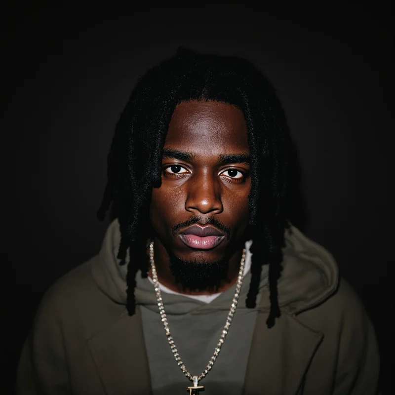 Chief Keef PFP with dark lighting for social media avatar