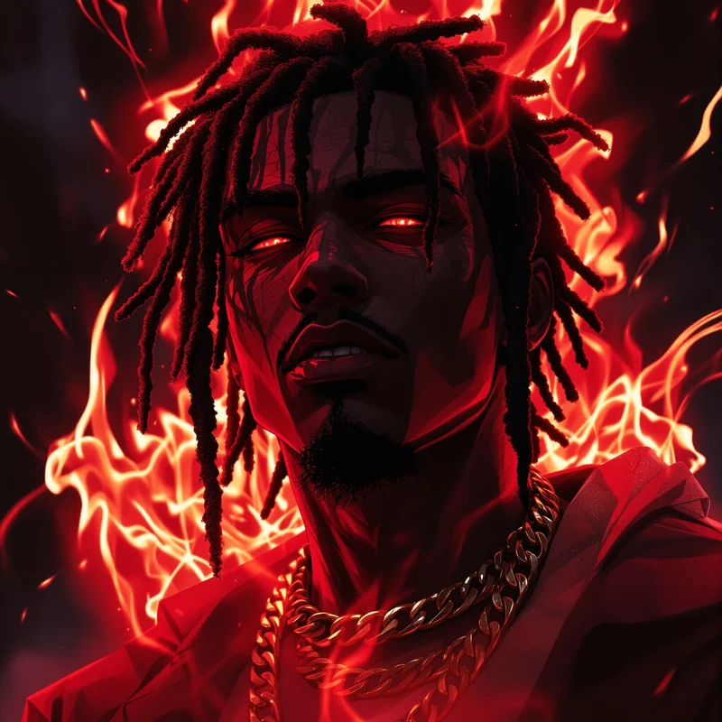 Chief Keef inspired dominant drill king anime pfp