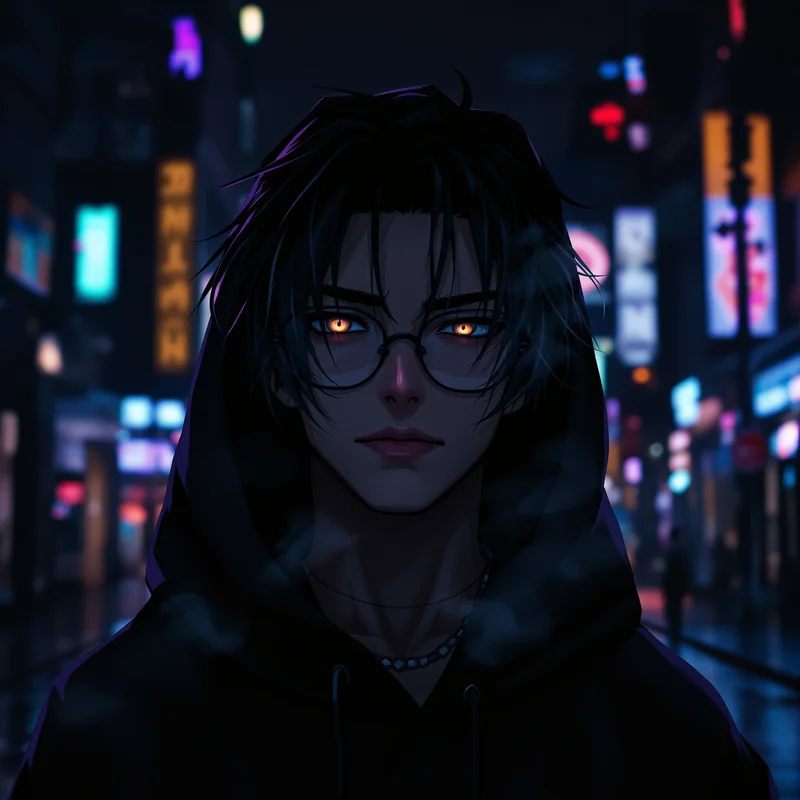 Chief Keef inspired lonely city night anime pfp