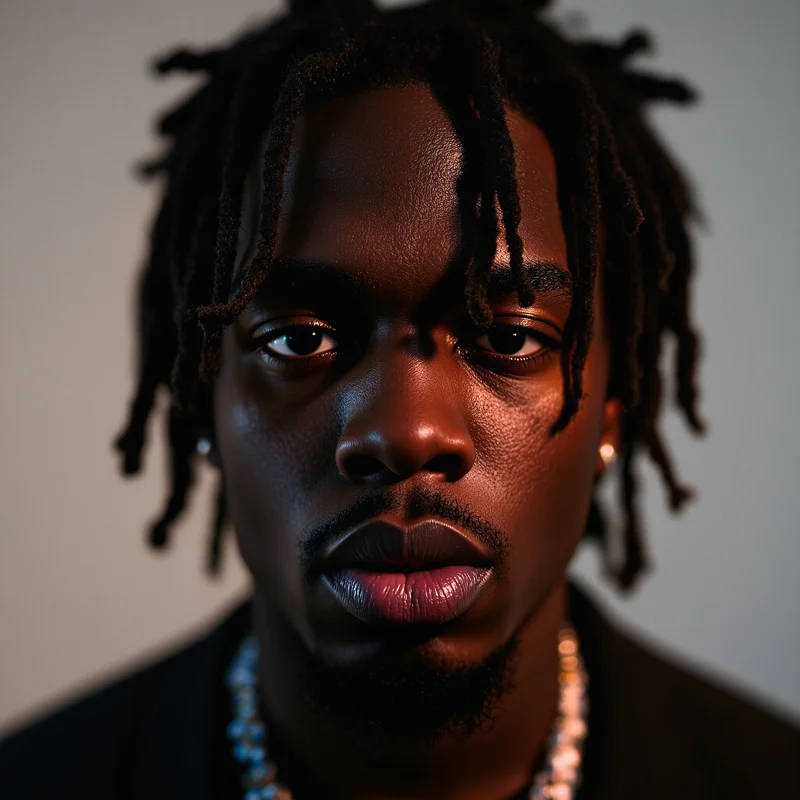 Chief Keef avatar image with shadow tones for avatar display