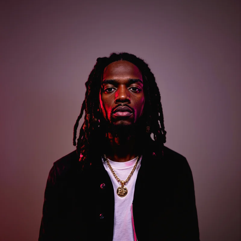 Chief Keef portrait icon with urban vibe for avatar display