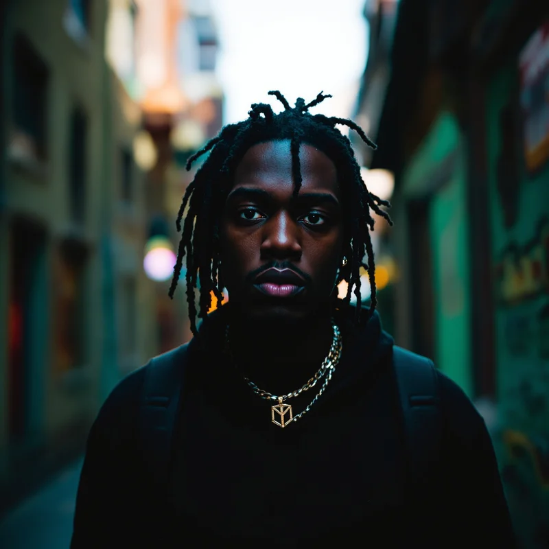 Chief Keef profile picture with dark lighting for avatar display