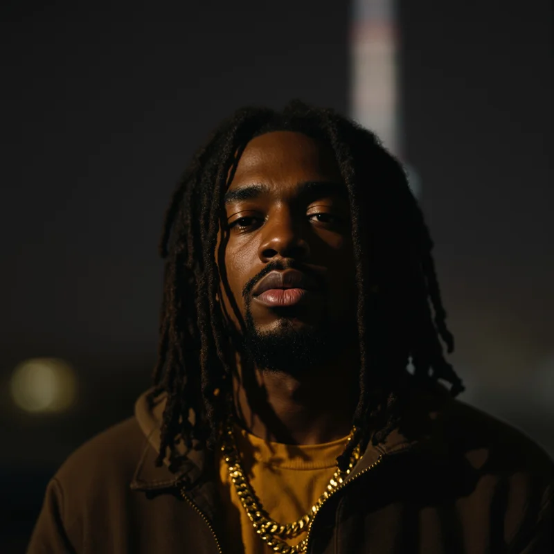 Chief Keef profile picture with shadow tones for profile picture use