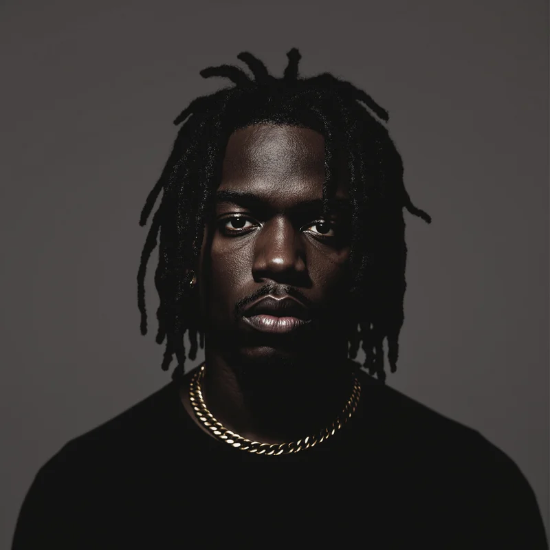 Chief Keef avatar image with street style for social media avatar