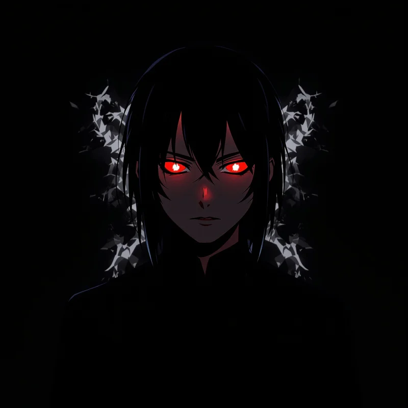 centered Choso PFP portrait with blood curse aura for social avatar use