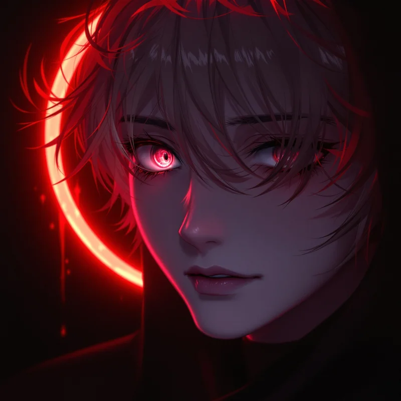 Choso PFP with circular blood halo framing the anime face