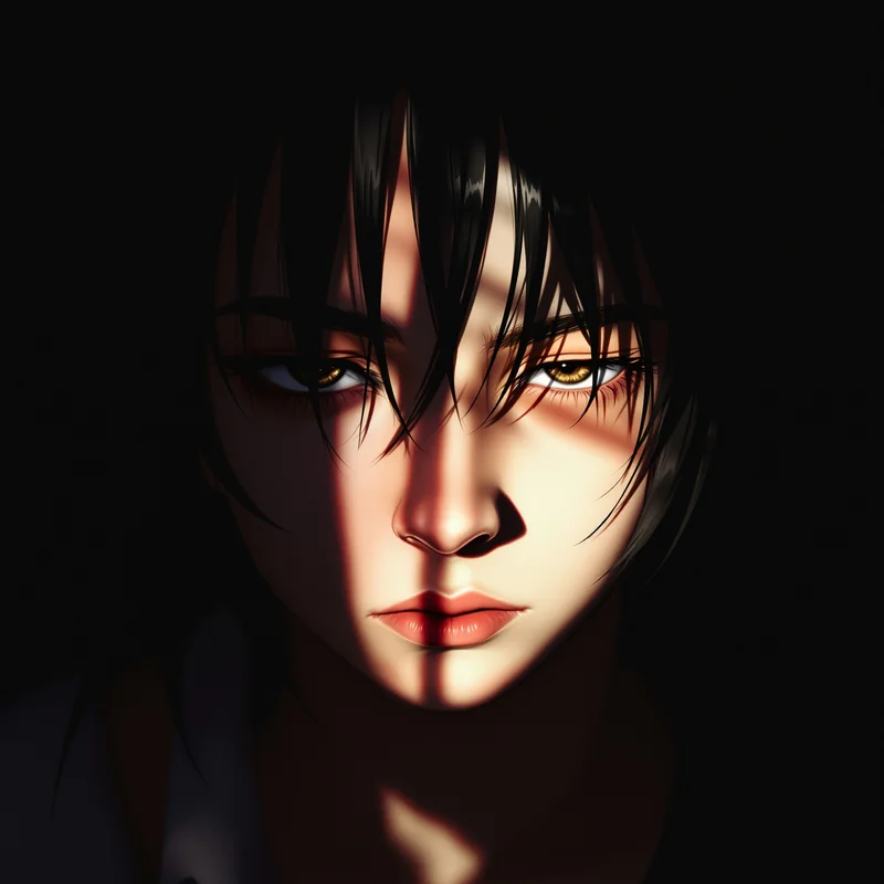 Choso PFP with clean shadow contrast and sharp anime face detail