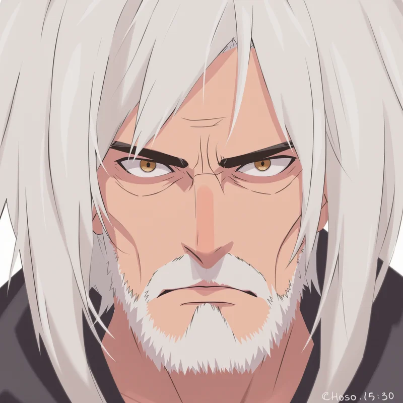 Minimal Choso PFP with clean face focus and serious anime expression