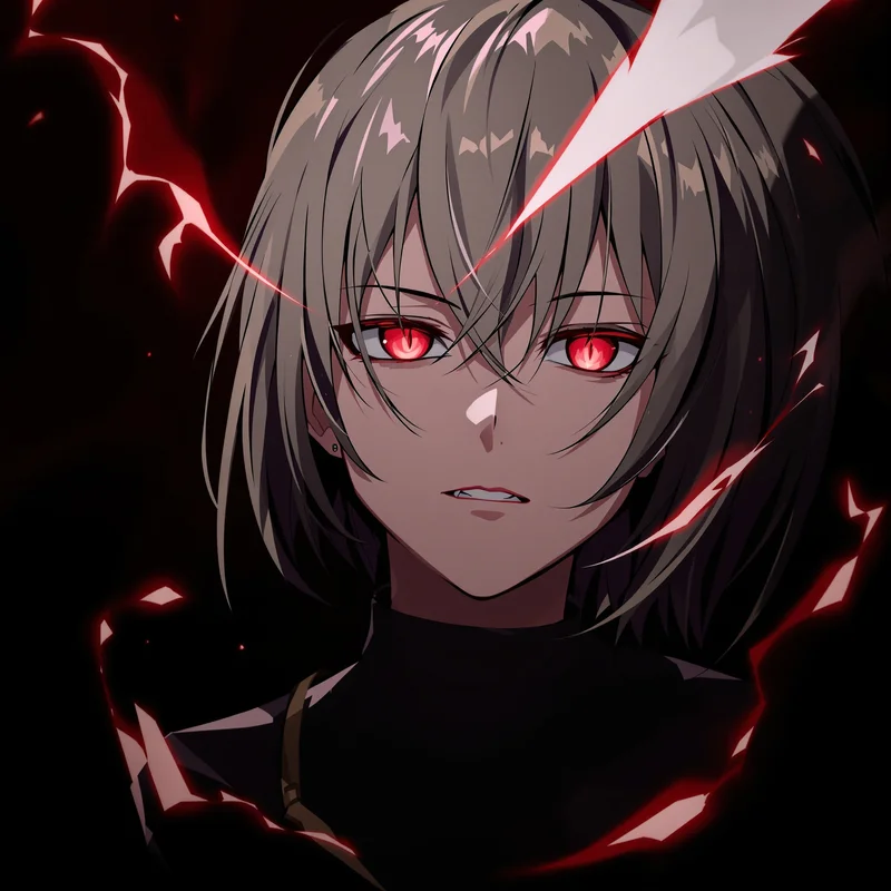 centered Choso PFP portrait with glowing curse energy for avatar display