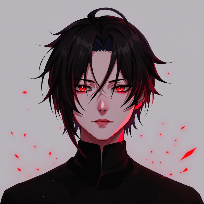 Choso anime profile avatar with clean square composition for messaging profile icons