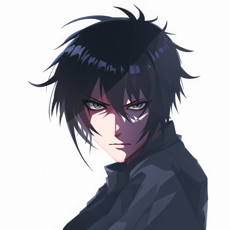 Choso anime avatar portrait with balanced portrait framing for dark PFP styling