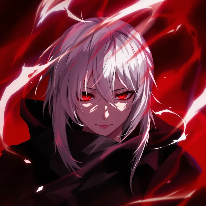 Jujutsu Kaisen Choso profile picture with crimson energy effects for avatar display