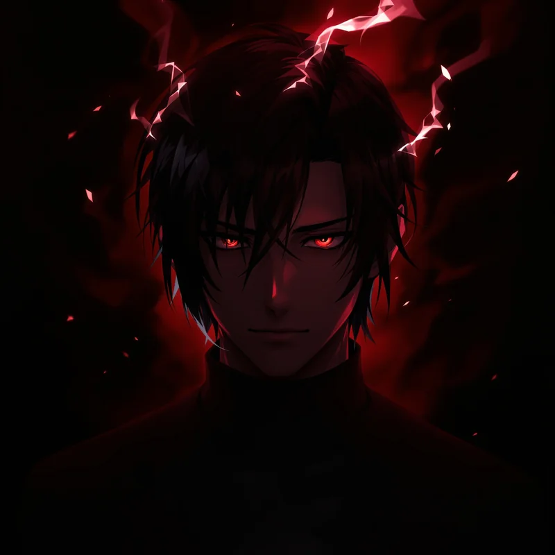 Jujutsu Kaisen Choso profile picture with strong shadow lighting for dark PFP styling