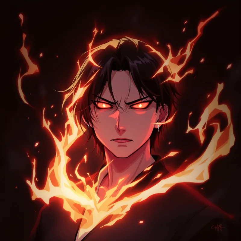 centered Choso PFP portrait with glowing curse energy for social avatar use