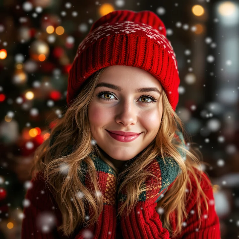 Christmas PFP avatar with festive identity and strong profile readability