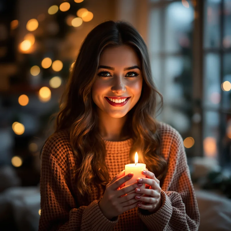 Christmas PFP avatar with festive identity and strong profile readability