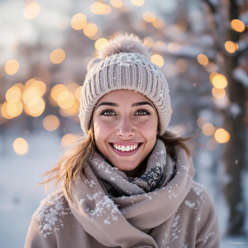 Christmas PFP avatar with festive identity and strong profile readability