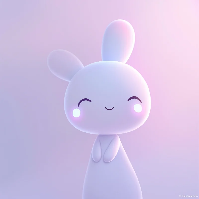 cute Cinnamoroll profile picture with balanced portrait framing for social icon design