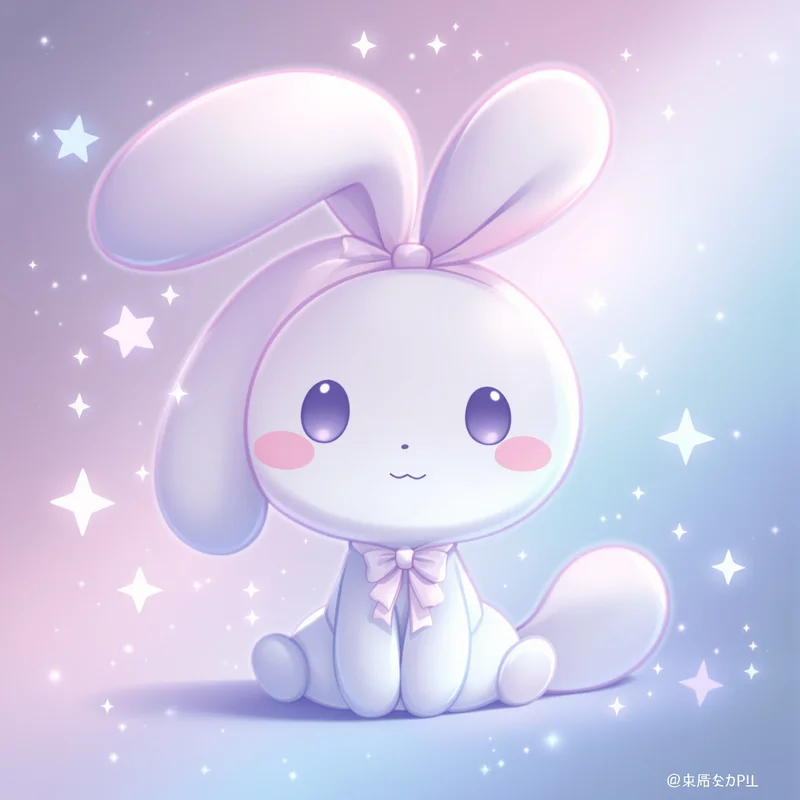 bright Cinnamoroll avatar portrait with cute character focus for kawaii account visuals