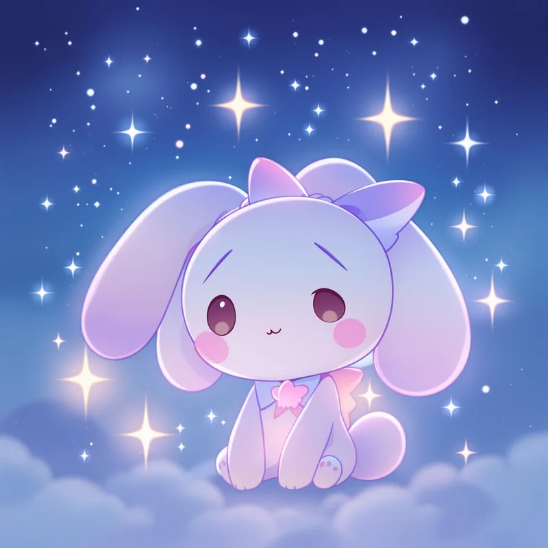 cute Cinnamoroll profile picture with gentle Sanrio style for avatar display